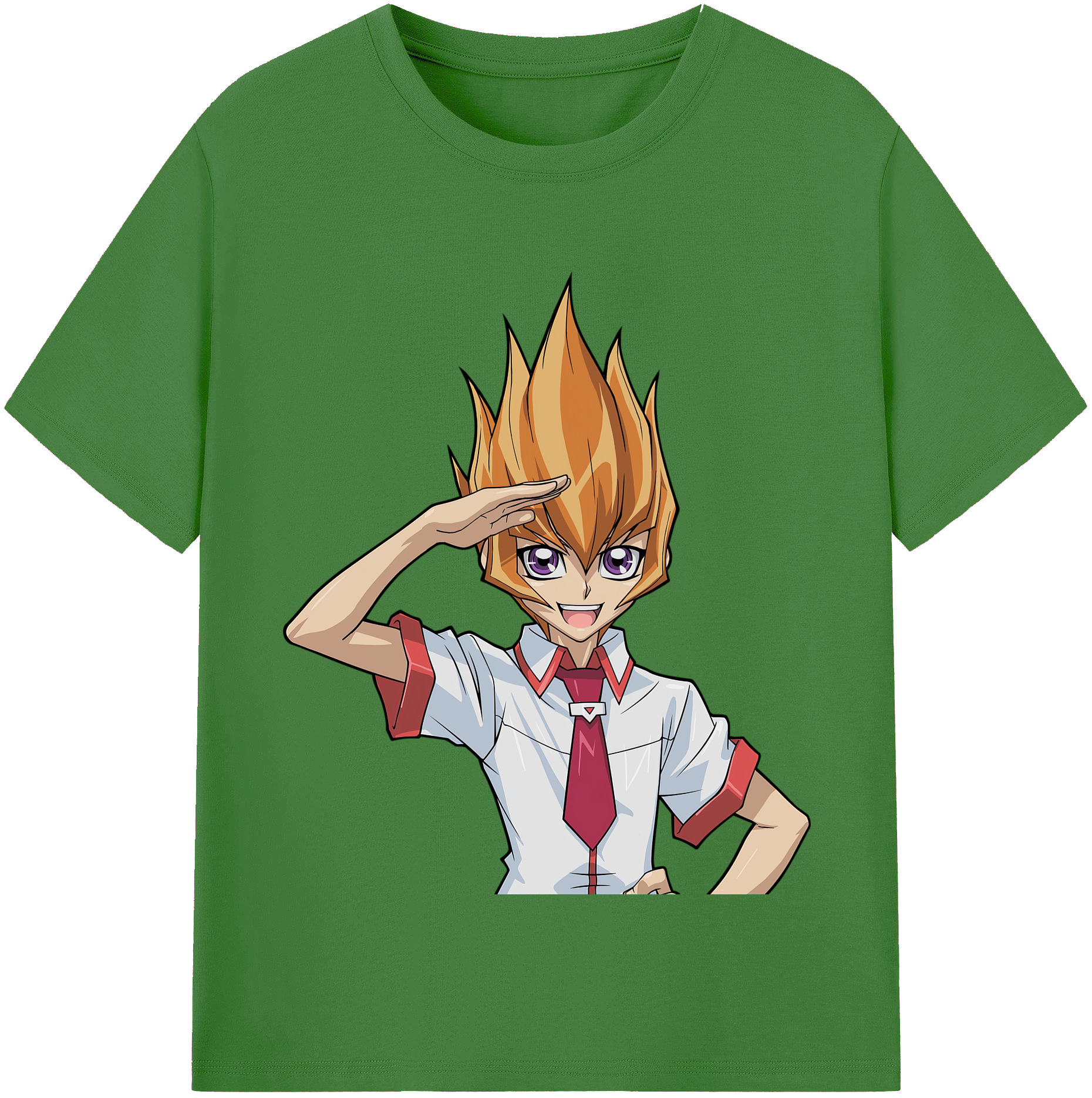 （画像用） 遊☆戯☆王 Yu-Gi-Oh! レディースカジュアルプリントTシャツ（綿100％）